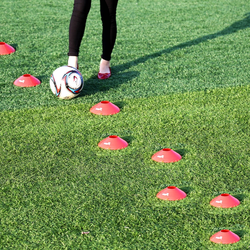 25pc Disc Cones Sport Football Soccer Field Training Aids Equipment Team Marking