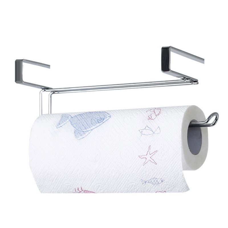 Bathroom Tissue Hanging Rack Kitchen Cabinet Door Roll ...