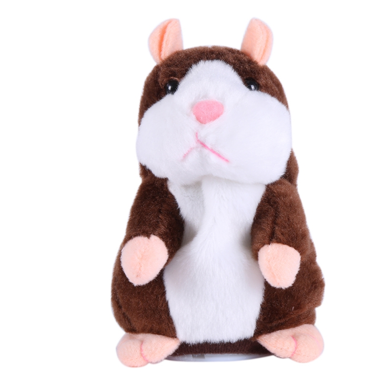 2020 Cute Talking Hamster Nod Mouse Record Chat Mimicry child Plush Toy Gift 
