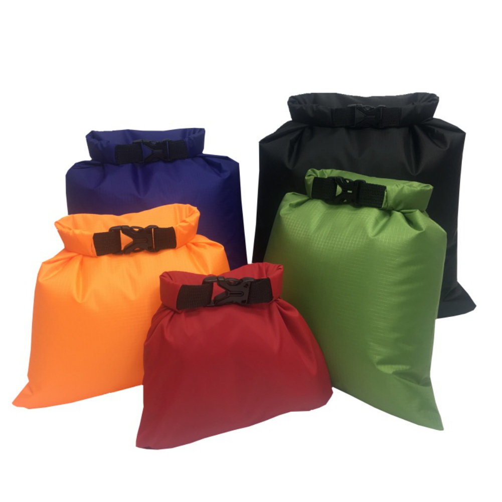 5pcs/set Outdoor Dry Bags Rafting Boating Camping Hiking U1E2 Sacks Bag D6I8 