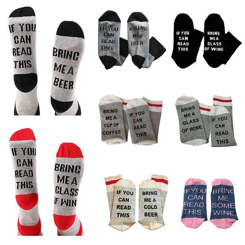 Random a pair of low price number letter socks 